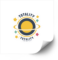 Thumbnail for Totality Solar Eclipse April 8th 2024 Sticker | Retro Astronomy Event Vinyl Decal