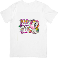 Thumbnail for 100 Magical Days Of School Unicorn T-Shirt | Cute Kawaii Kids Graphic Tee | School Gift