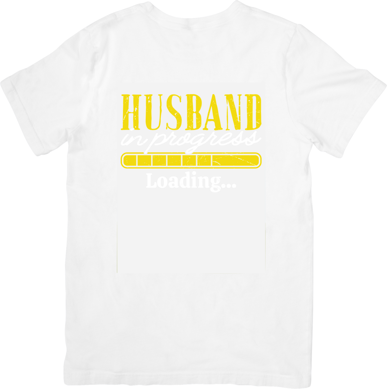 Husband Loading T-Shirt | Funny Minimalist Groom Graphic Tee | Wedding Gift