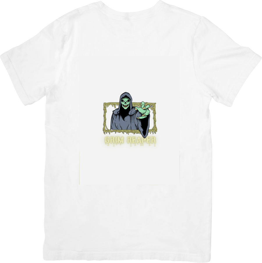 Grim Death Reaper T-Shirt | Vintage Dark Halloween Graphic Tee