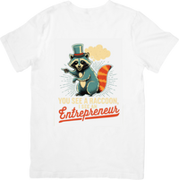 Thumbnail for You See A Raccoon I See An Entrepreneur T-Shirt | Funny Retro Animal Graphic Tee | Hustler Gift