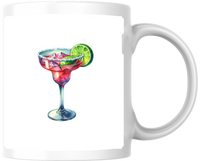 Thumbnail for Watercolor Margarita Mug | Lime Cocktail Coffee Mug | Cocktail Lover Gift