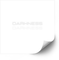 Thumbnail for Darkness Typography Sticker | Minimalist Dark Aesthetic Vinyl Decal