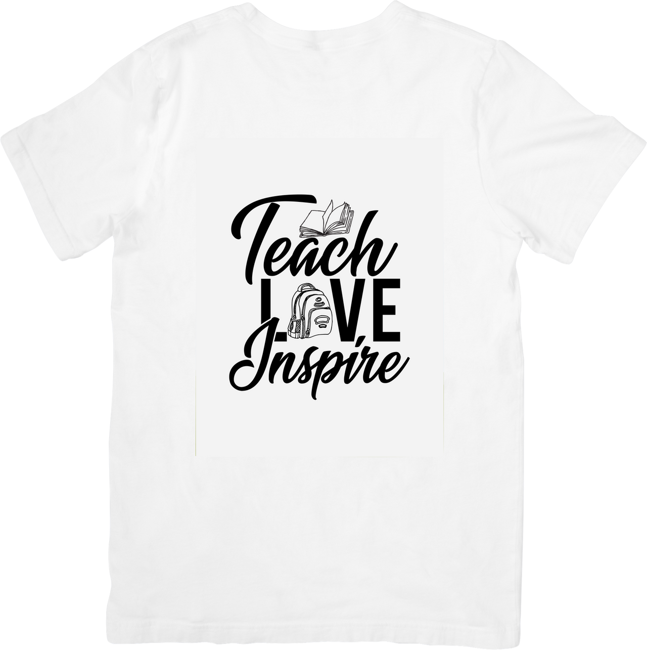 Teach Love Inspire T-Shirt | Minimalist Teacher Appreciation Graphic Tee | Teacher Gift
