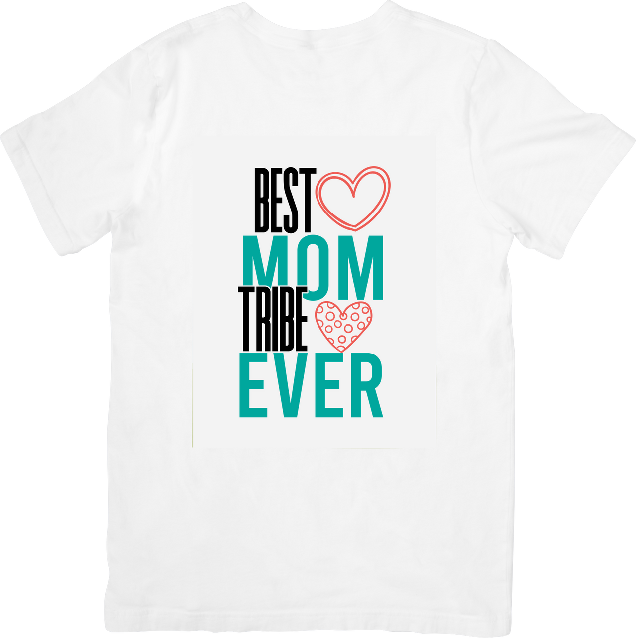 Best Mom Tribe Ever T-Shirt | Cute Colorful Mothers Day Graphic Tee | Mom Group Gift