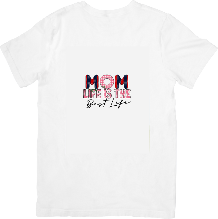 Mom Life Is The Best Life T-Shirt | Cute Boho Mother Graphic Tee | Mother Gift